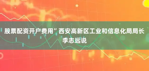 股票配资开户费用”西安高新区工业和信息化局局长李志远说